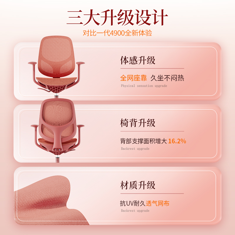 得力4900U職員網椅(綠)(把)