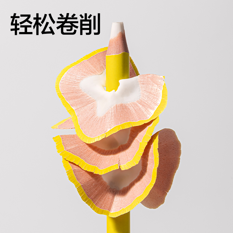 dmast丹途RK204細圓桿4mm芯筆形橡皮擦(黃)(支)