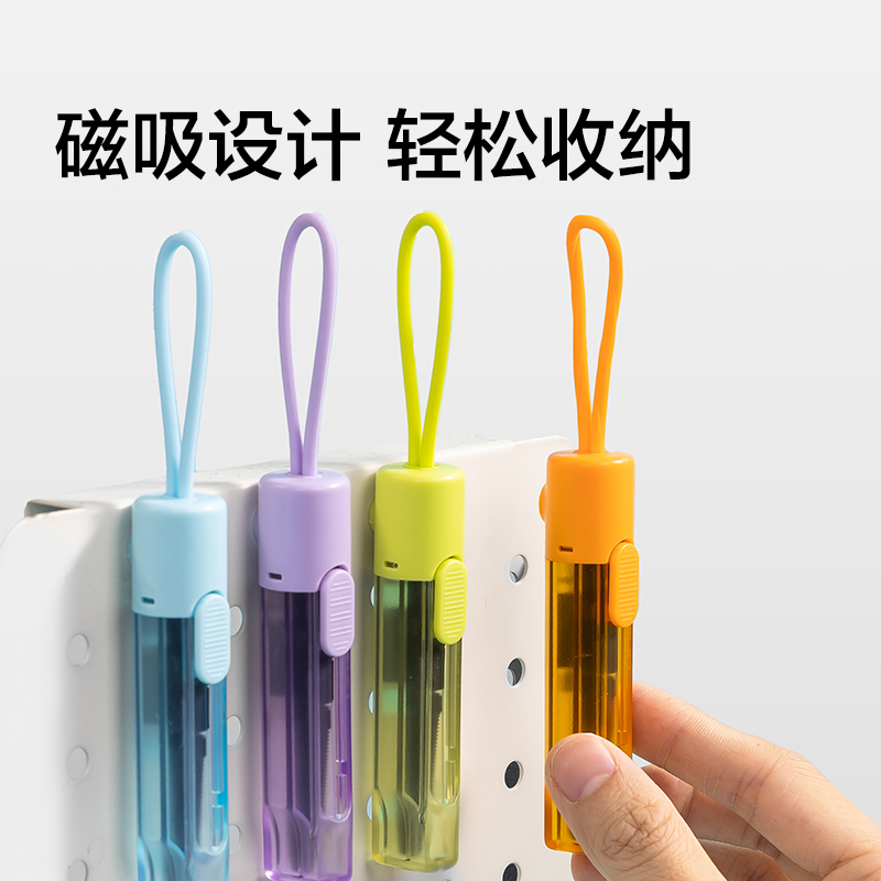 紐賽NS066-1鋸齒開箱刀(暖陽橙)(把)