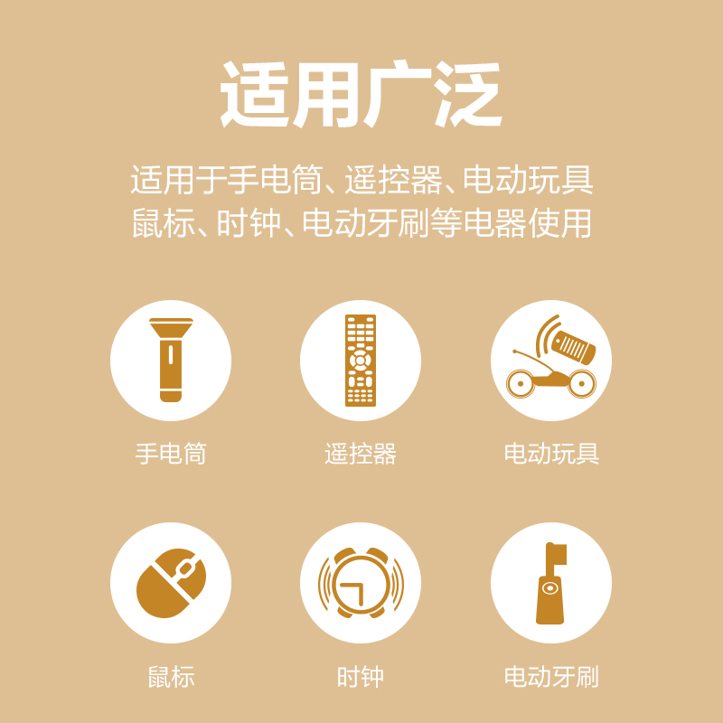 得力82901-7號堿性電池6粒熱縮裝(黃色)(袋)
