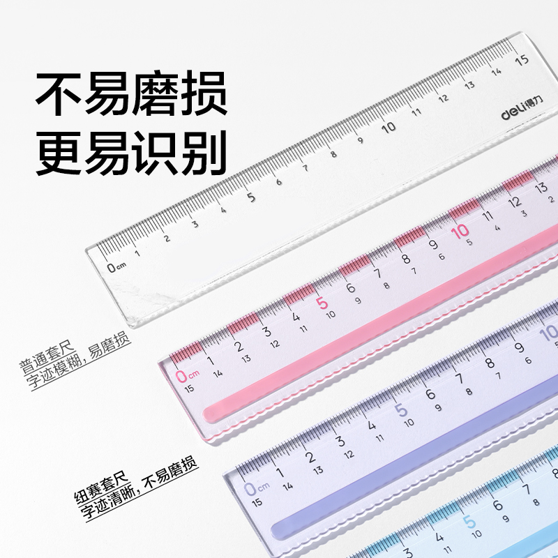 紐賽NS095防滑易拾取套尺-四件套（粉色）（套）