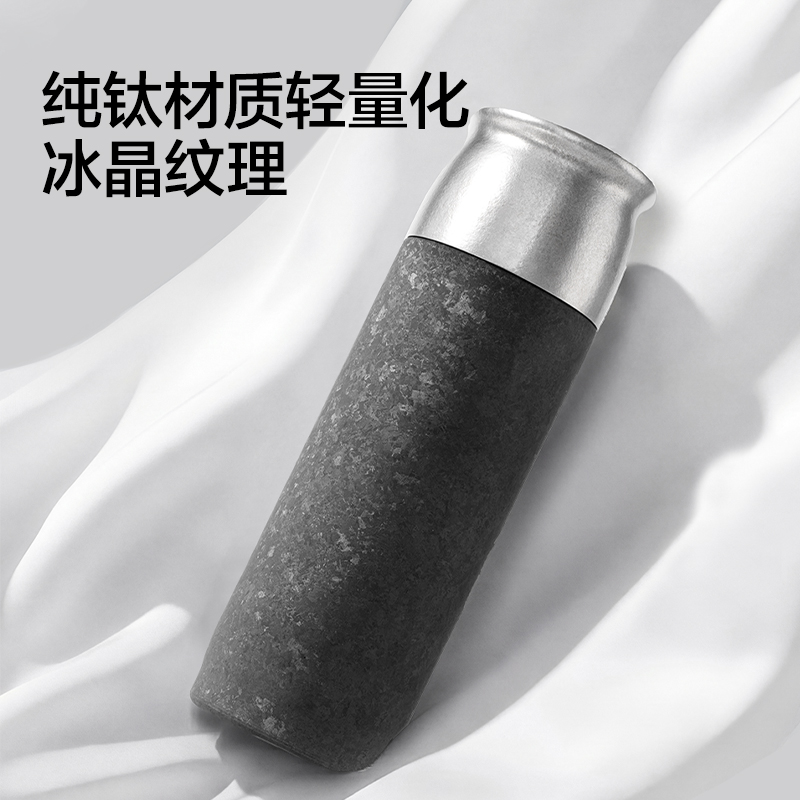 LL634水杯水壺-鈦杯銀（禮盒裝）