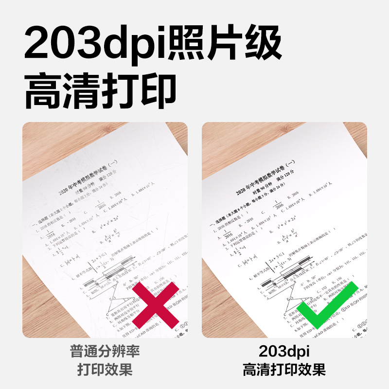 得力GE830A4錯題打印機(云階白)(臺)