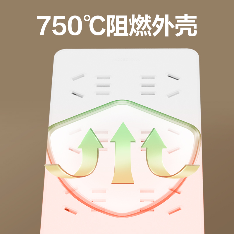 得力LU2180(3)插座_8組_3米_PE袋(白)(個)