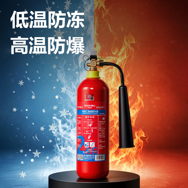 得力得心LQ254二氧化碳滅火器3KG(紅色)(罐)